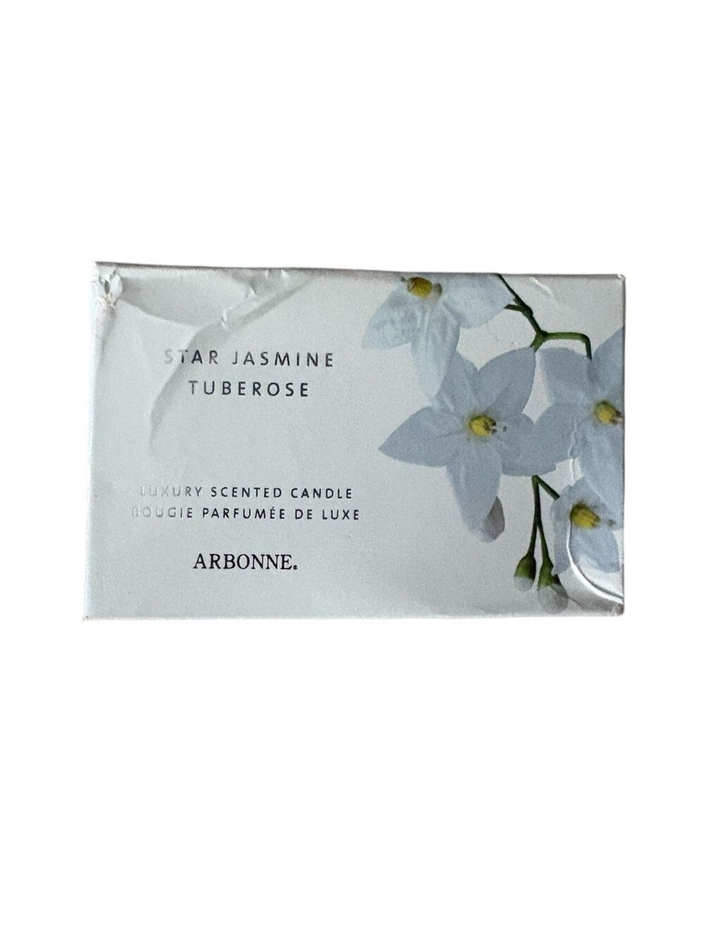 Arbonne Star Jasmine Tuberose Three-Wick Candle NEW